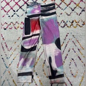 Rep Active Art Abstract Brushstroke Print Leggings
